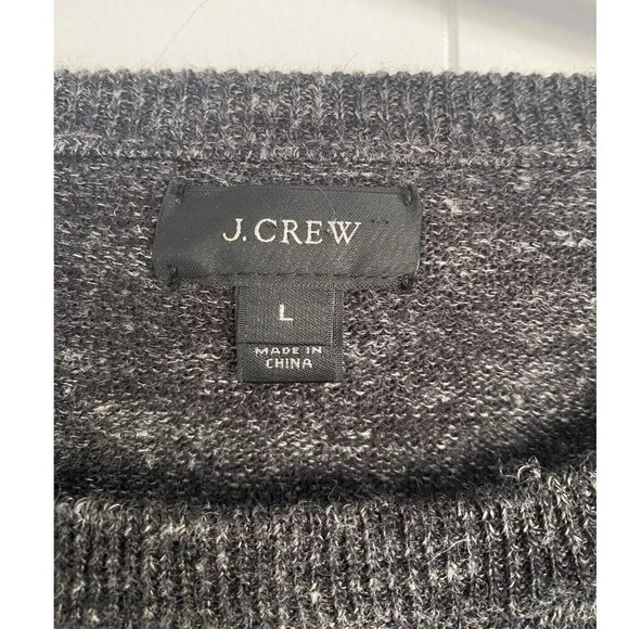 J.Crew Men's Sedona Gray Wool-blend Sweater Size Large - Picture 3 of 4